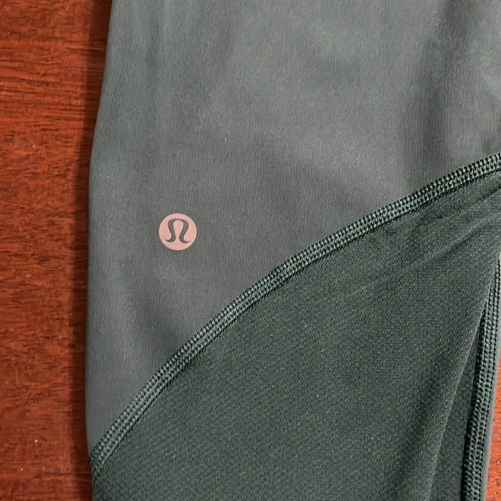 Lululemon Crop legging Nocturnal Teal